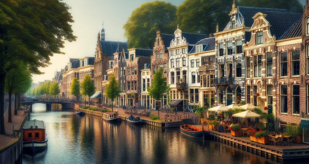 Wasserweg in den Niederlanden - Symbolbild