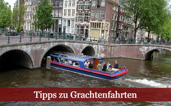 Grachtenfahrt in Amsterdam